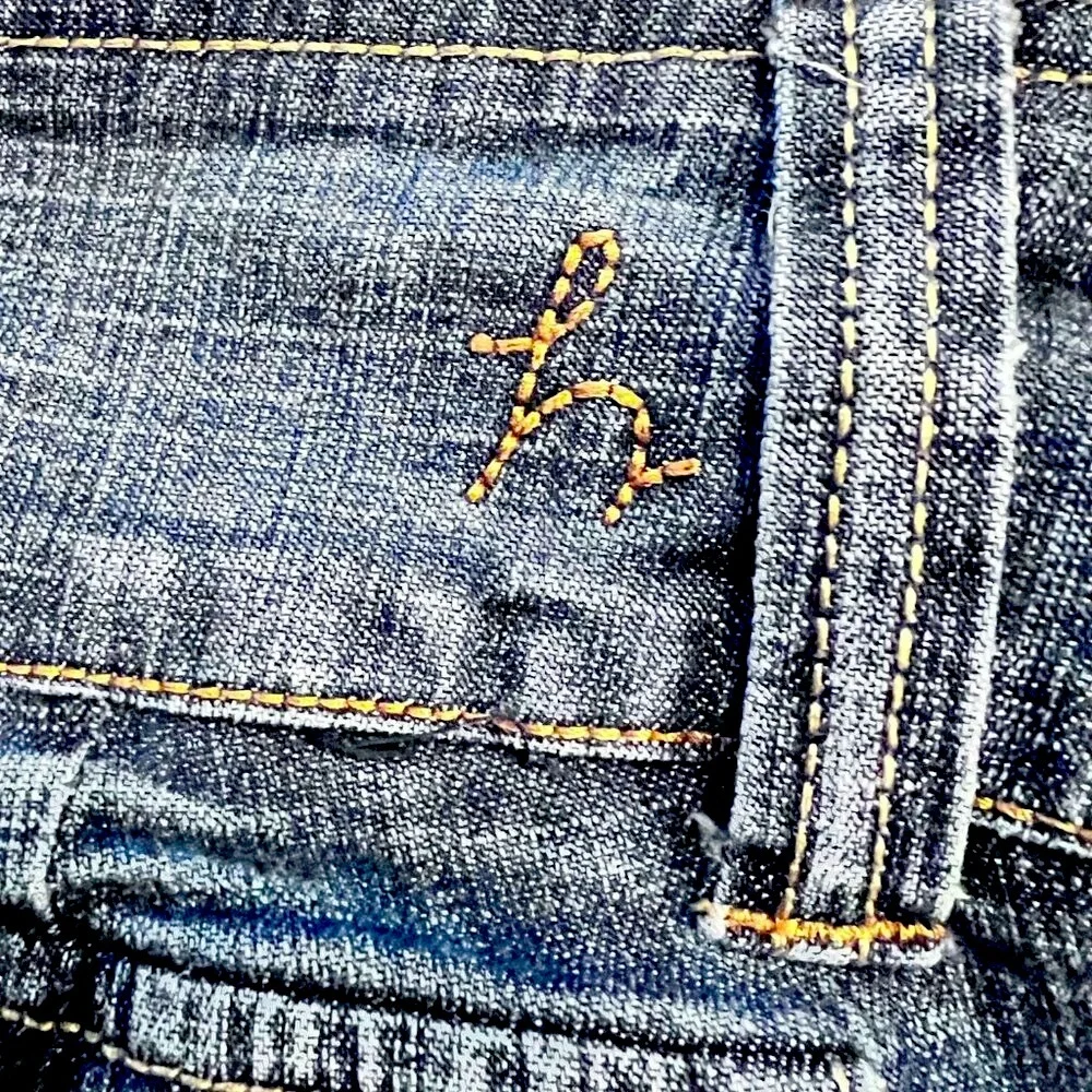 Hydraulic Long Low Mid Jean/Denim Shorts/Capris-Size 11-12 Jrs. Distressed-Comfy